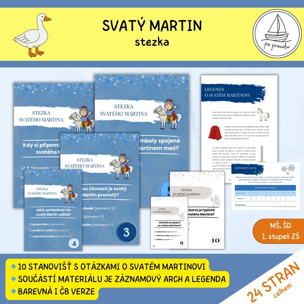 Svatý Martin - svatomartinská stezka