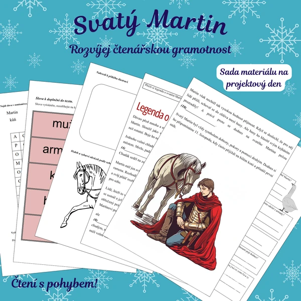Svatý Martin - rozvíjej čtenářskou gramotnost