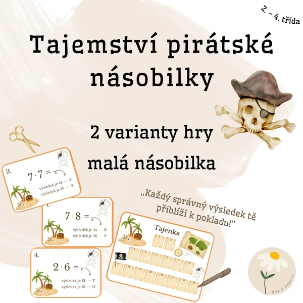 Tajemství pirátské násobilky