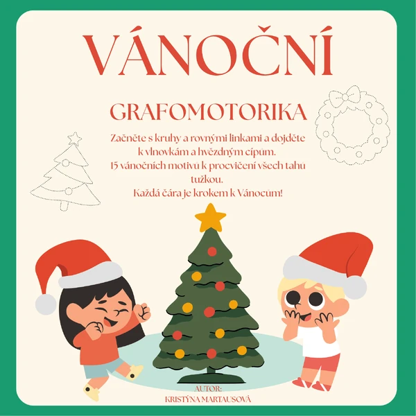 Vánoční grafomotorika - Cesta čar a symbolů