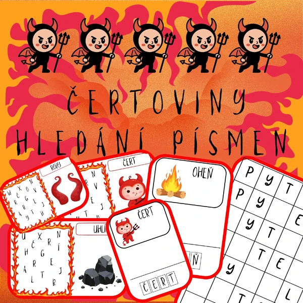 ČERTOVINY - hledání písmen