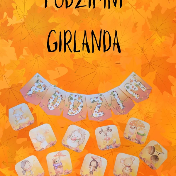 PODZIMNÍ GIRLANDA - výzdoba