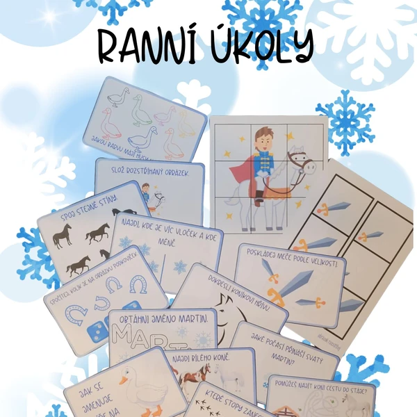 SVATÝ MARTIN - ranní úkoly