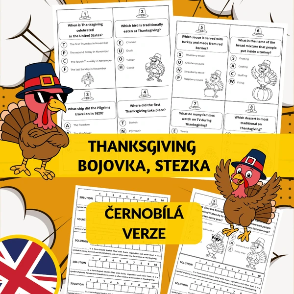 Thanksgiving bojovka, stezka