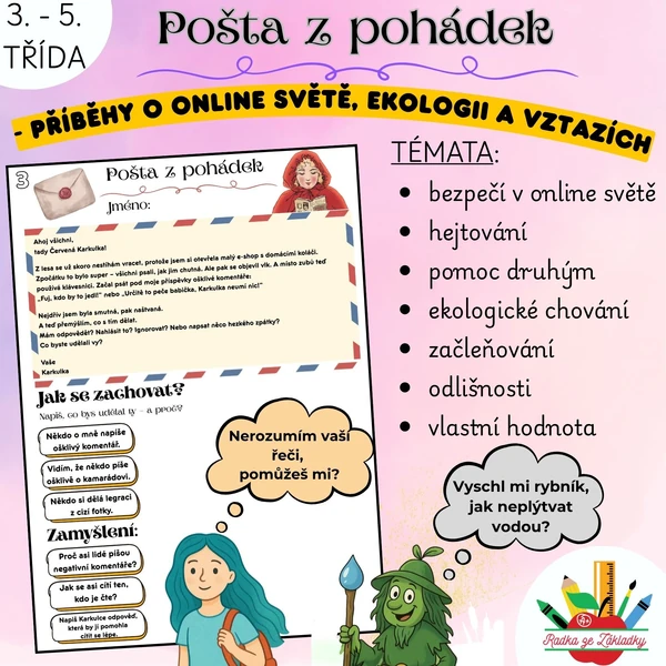 Pošta z pohádek - příběhy o online světě, ekologii a vztazích