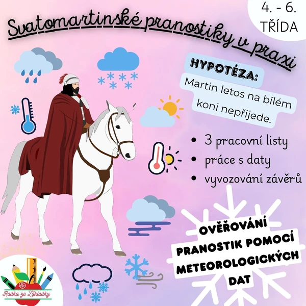 Svatomartinské pranostiky v praxi - ověřování pranostik pomocí meteorologických dat