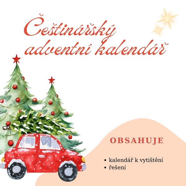 Češtinářský adventní kalendář
