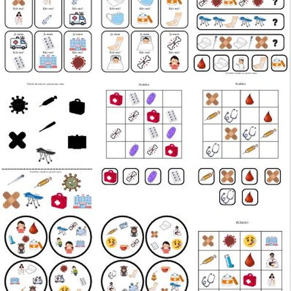 U lékaře - HRY (Postřehovka, Já mám, kdo má, pexeso, sudoku,...)
