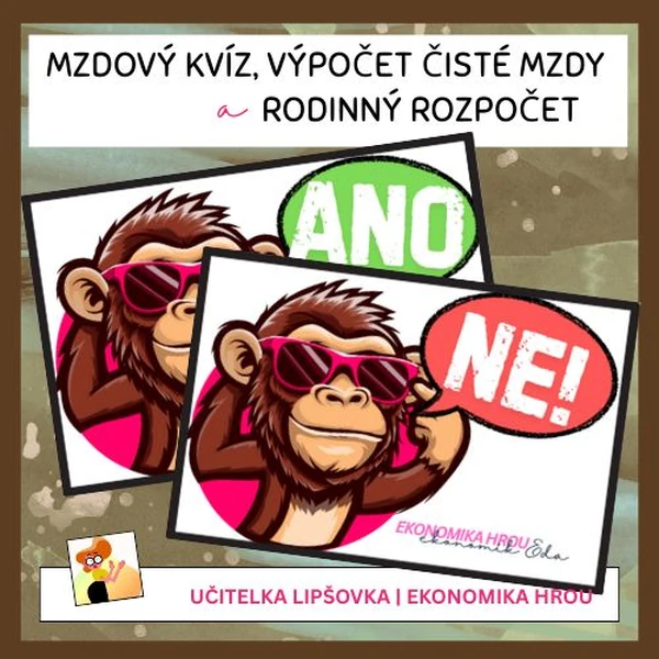 EKONOMIKA | Mzdový kvíz, výpočet čisté mzdy a rodinný rozpočet