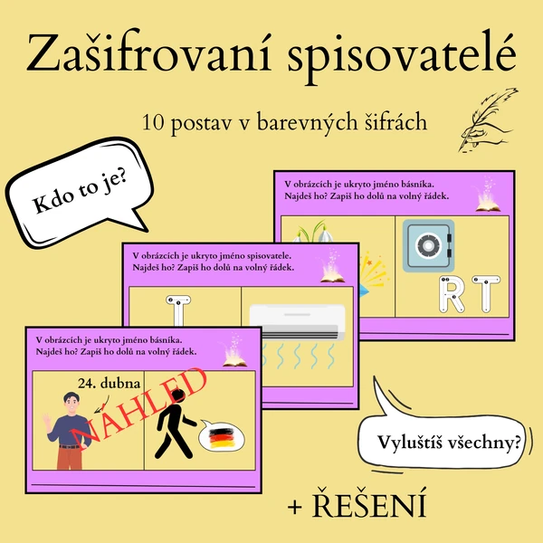 Zašifrovaní spisovatelé 3