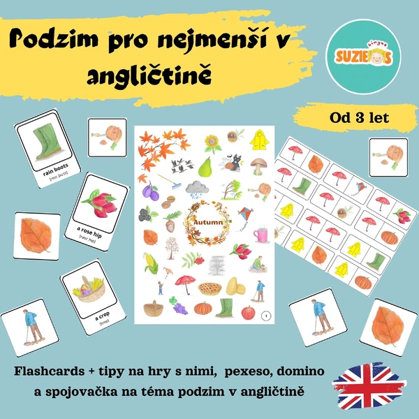 Podzim pro nejmenší v angličtině