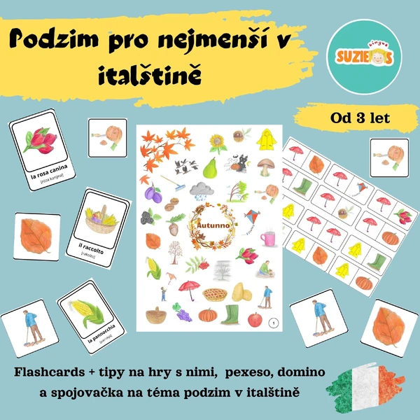 Podzim pro nejmenší v italštině