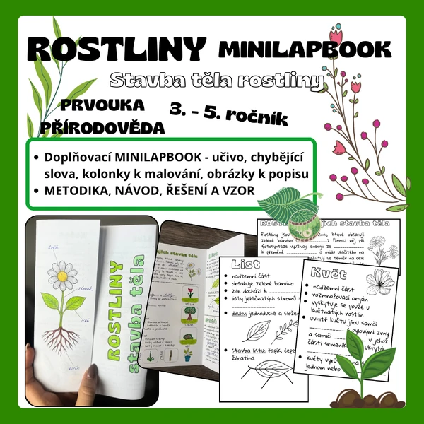 Rostliny - MINILAPBOOK