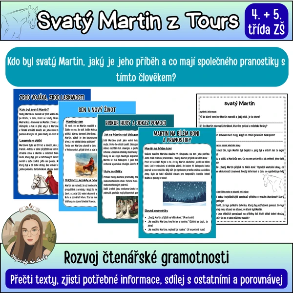 Svatý Martin (rozvoj čtenářské gramotnosti) 
