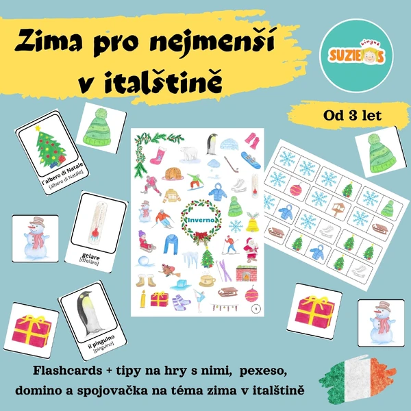 Zima pro nejmenší v italštině