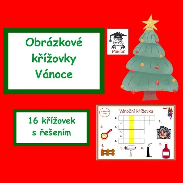 Obrázkové křížovky Vánoce