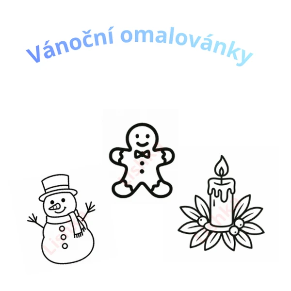 Vánoční omalovánky 