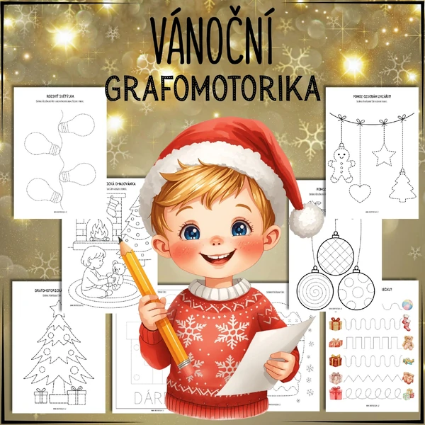 Vánoční grafomotorika