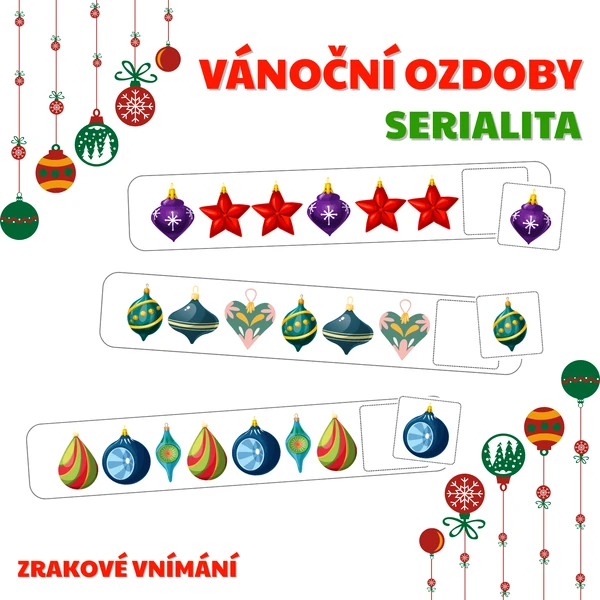 VÁNOČNÍ OZDOBY - serialita