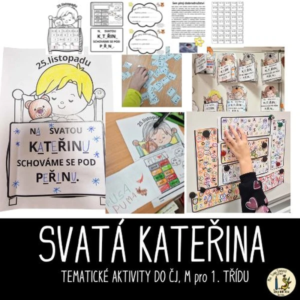 SVATÁ KATEŘINA – 1. TŘÍDA – ČJ, M – FLIPBOOK