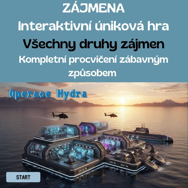 Zájmena - interaktivní úniková hra
