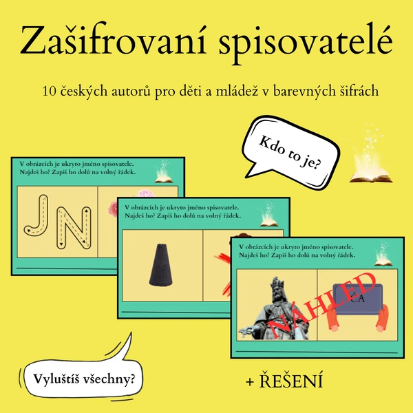 Zašifrovaní spisovatelé- literatura pro děti
