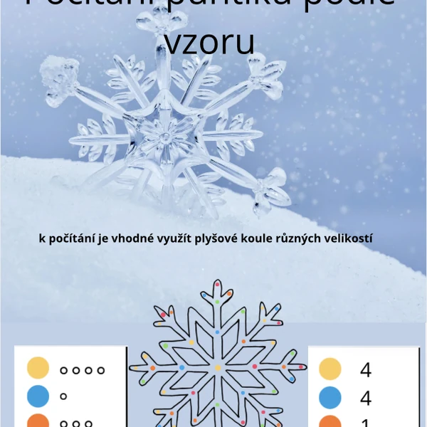 Zdobení vločky 