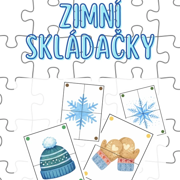 Zimní skládačky