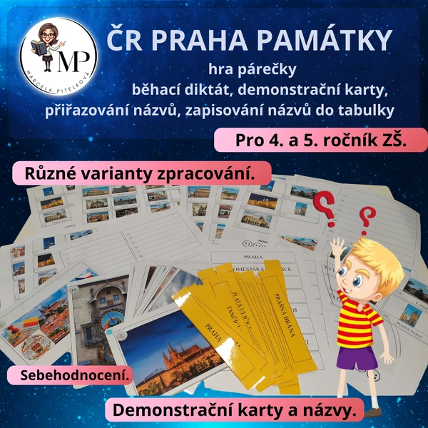 ČR PRAHA - významné stavby a místa