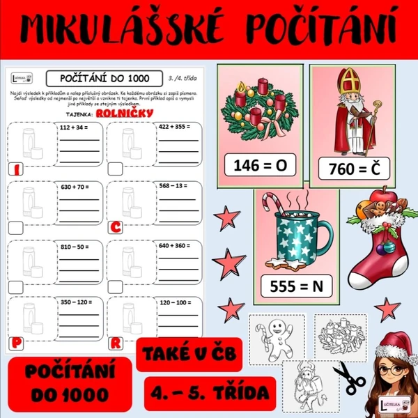 Mikulášské počítání 4.-5. třída
