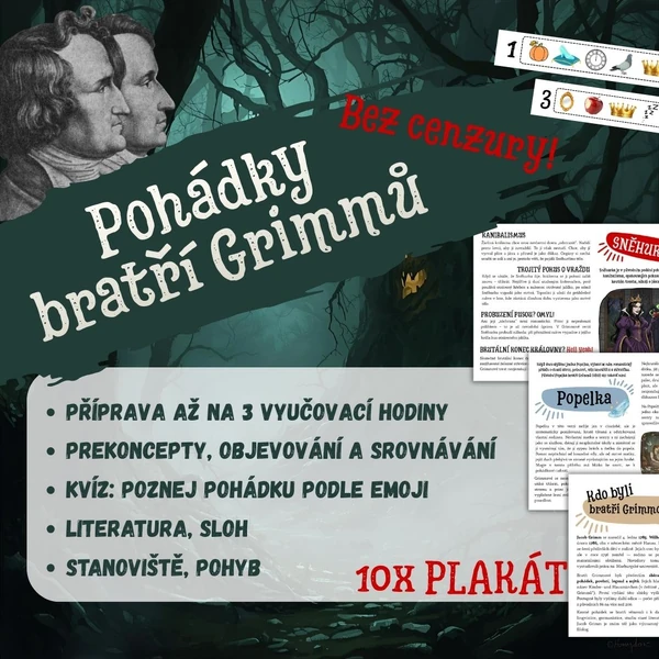POHÁDKY BRATŘÍ GRIMMŮ: Bez cenzury