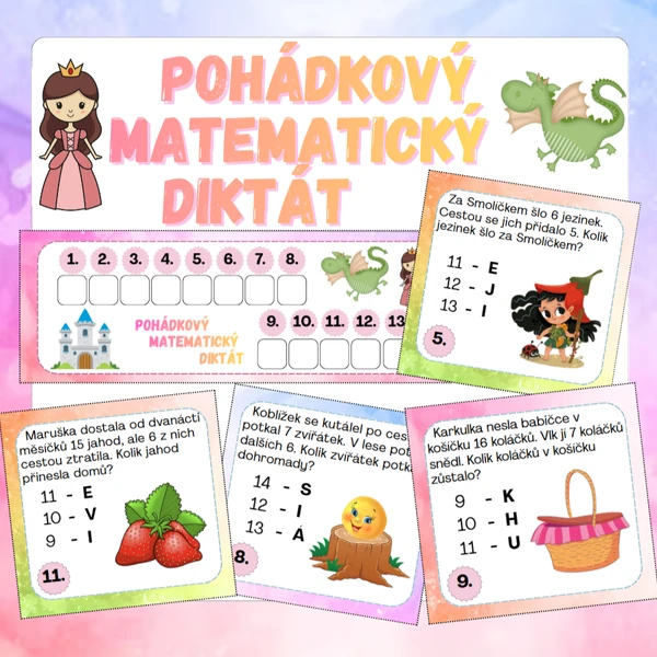 Pohádkový matematický diktát