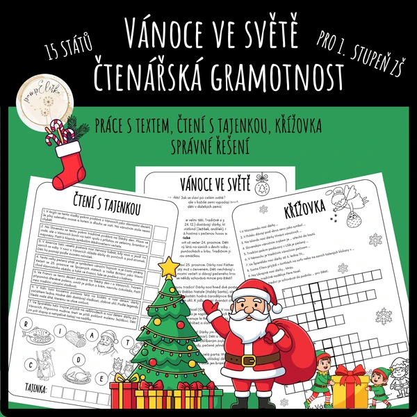 Vánoce ve světě - čtenářská gramotnost