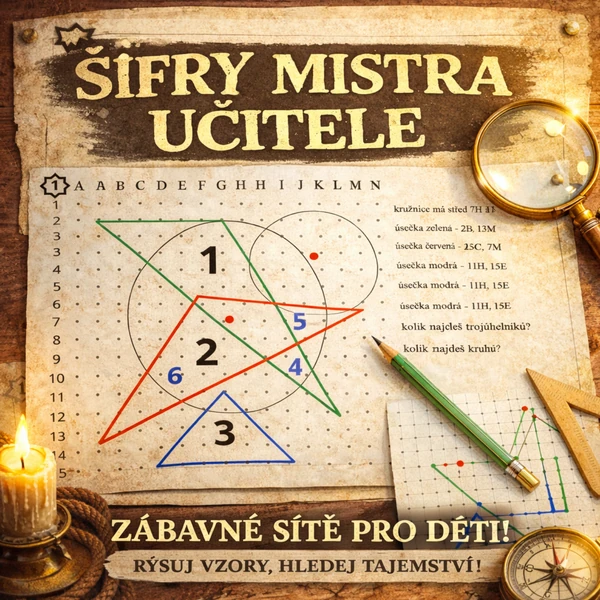 GEOMETRIE - RÝSOVÁNÍ - ŠIFRY MISTRA UČITELE