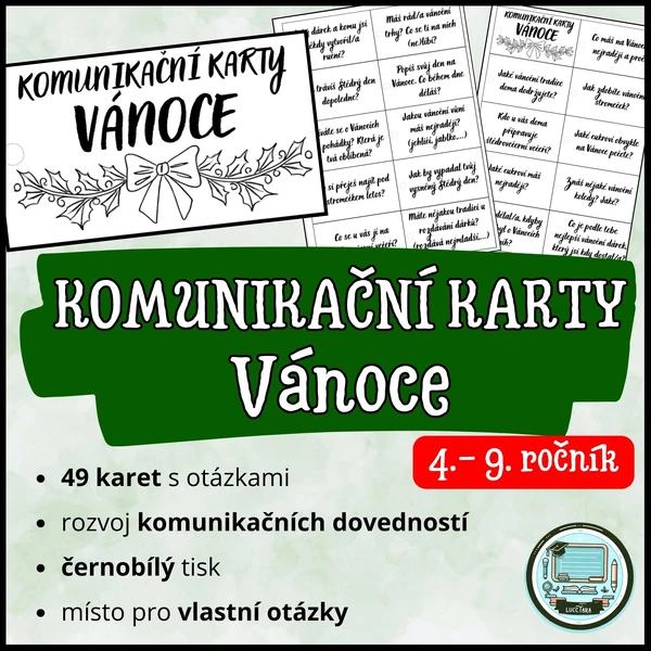 Komunikační karty - Vánoce
