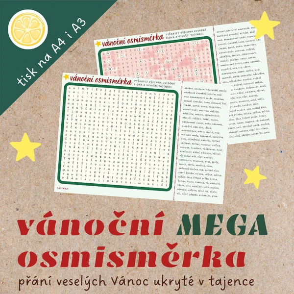 Vánoční MEGA osmisměrka