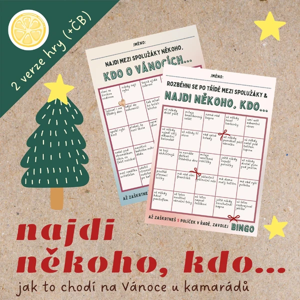 NAJDI NĚKOHO, KDO... vánoční