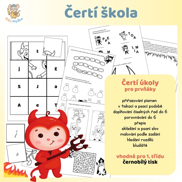 Čertí škola pro prvňáky