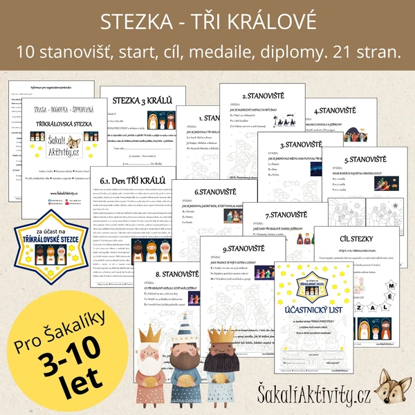  Šakalíkova trasa - STEZKA - TŘI KRÁLOVÉ 