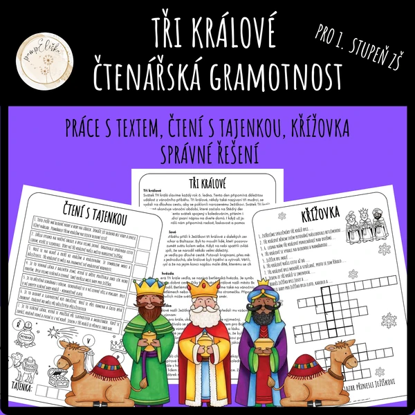 Tři králové - čtenářská gramotnost