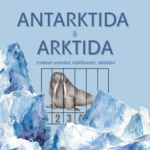 🌍 Antarktida a Arktida – zrakové vnímání, kolíčkování, skládání 