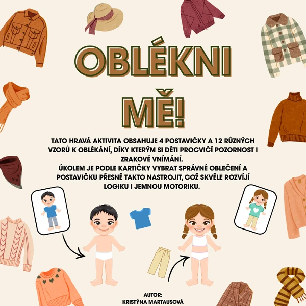 Oblékni mě - Hravá skládačka pro malé stylisty!
