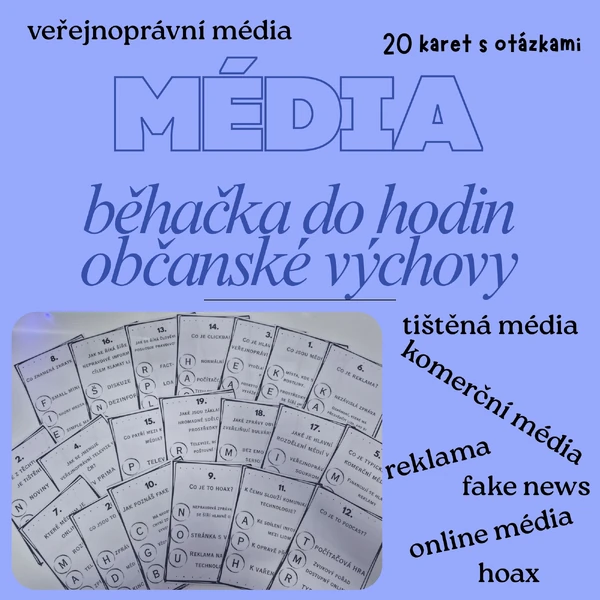 Média - běhačka do občanské výchovy