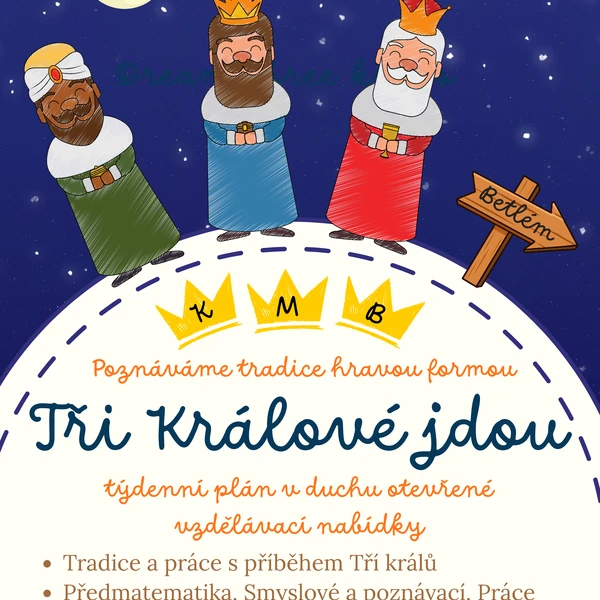 Tři králové jdou - aktivity do školky