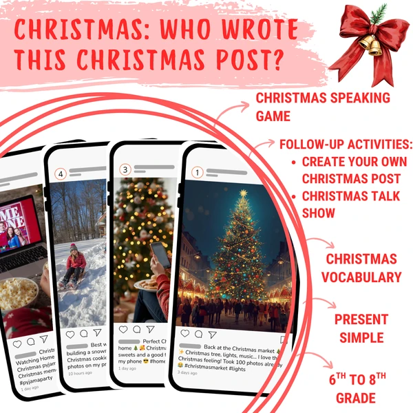 Christmas: Who wrote this Christmas post?