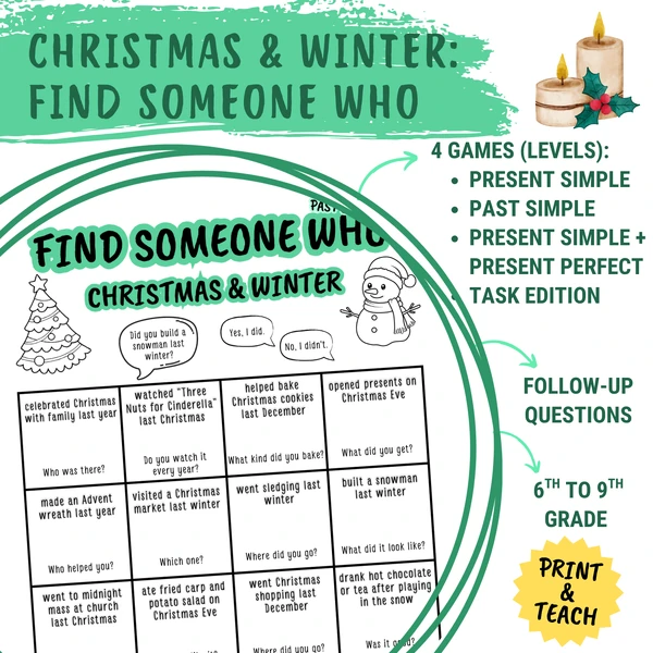Christmas & winter - Find someone who