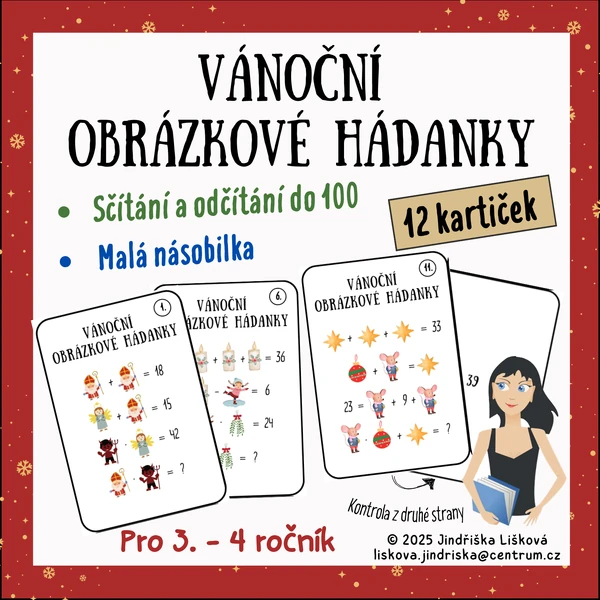 Vánoční obrázkové hádanky