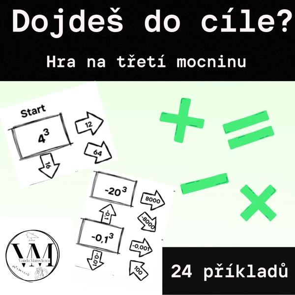 Hra - "Dojdeš do cíle?" - třetí mocnina