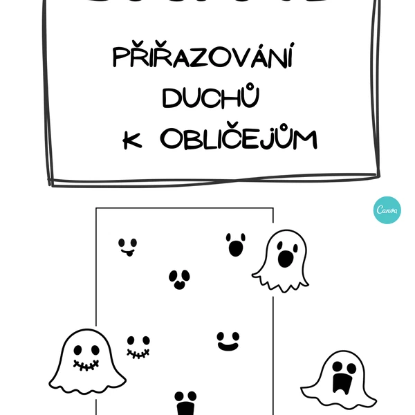 👻 Duchové - přiřazování duchů k obličejům 👻 