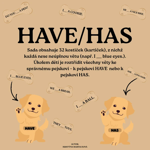 Anglická gramatika hrou: HAVE/HAS
